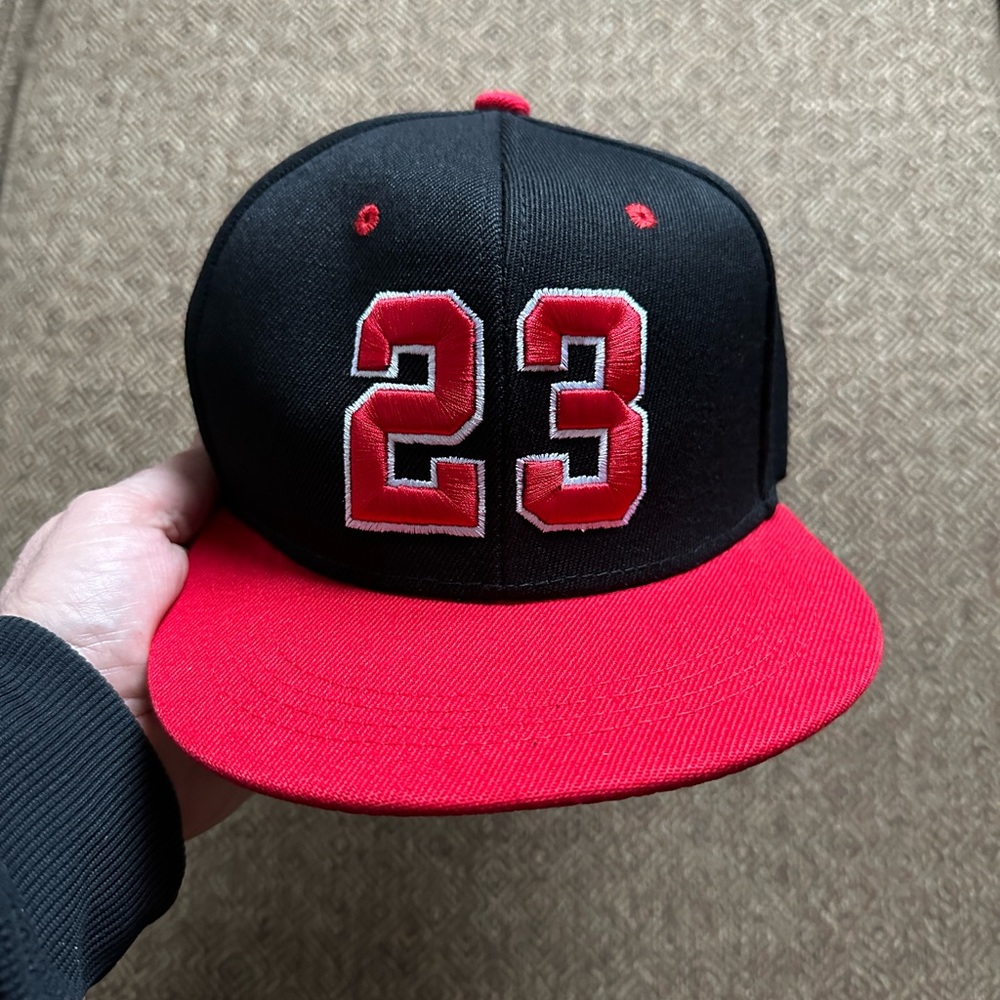 Number # 23 Snapback Baseball Cap Hat Adjustable Hip Hop Flat Men Michael Jordan